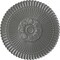 Ekena Millwork Nexus Ceiling Medallion (Fits Canopies up to 2 3/4"), Hand-Painted Silver, 30"OD x 1 1/4"P CM30NESLS - alternate 1